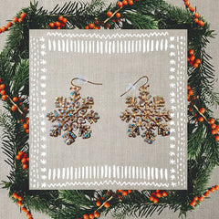 snowflake earrings