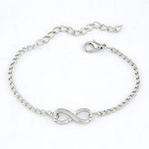 Infinity Charm Bracelet in Gold or Silver Color Free Shipping ! (4165679546462)