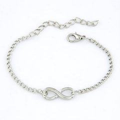 Infinity Charm Bracelet in Gold or Silver Color Free Shipping ! (4165679546462)