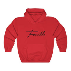 Heavy Blend Hoodie Sweatshirt "Faith Cross"