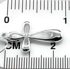 Abalone Cross Necklace and Earring Set