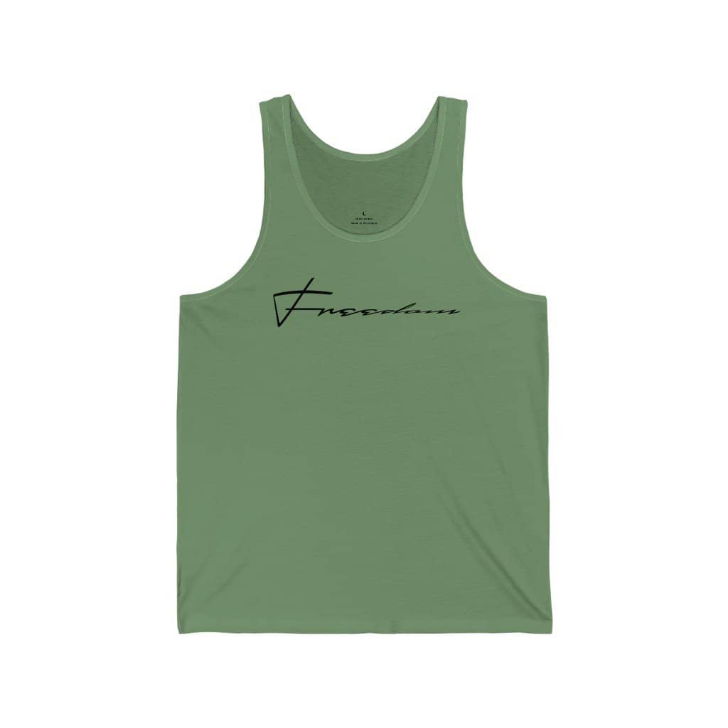 Bella & Canvas 3480 Jersy Tank "Freedom" in 16 Colors and 6 Sizes (3939818012766)