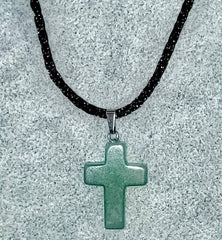 Gemstone Cross Rope Chain Necklaces in 15 Variations Free Shipping from the USA (3932911927390)