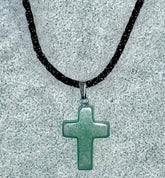 Aventurine Quartz Gemstone Necklace (4580121444446)