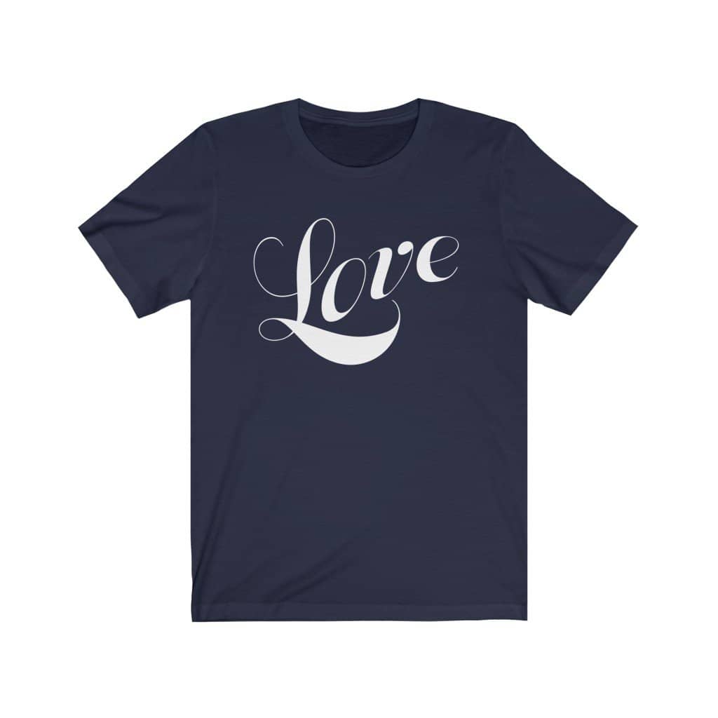 Bella & Canvas Short Sleeve Tee "Love" (4734351442014)