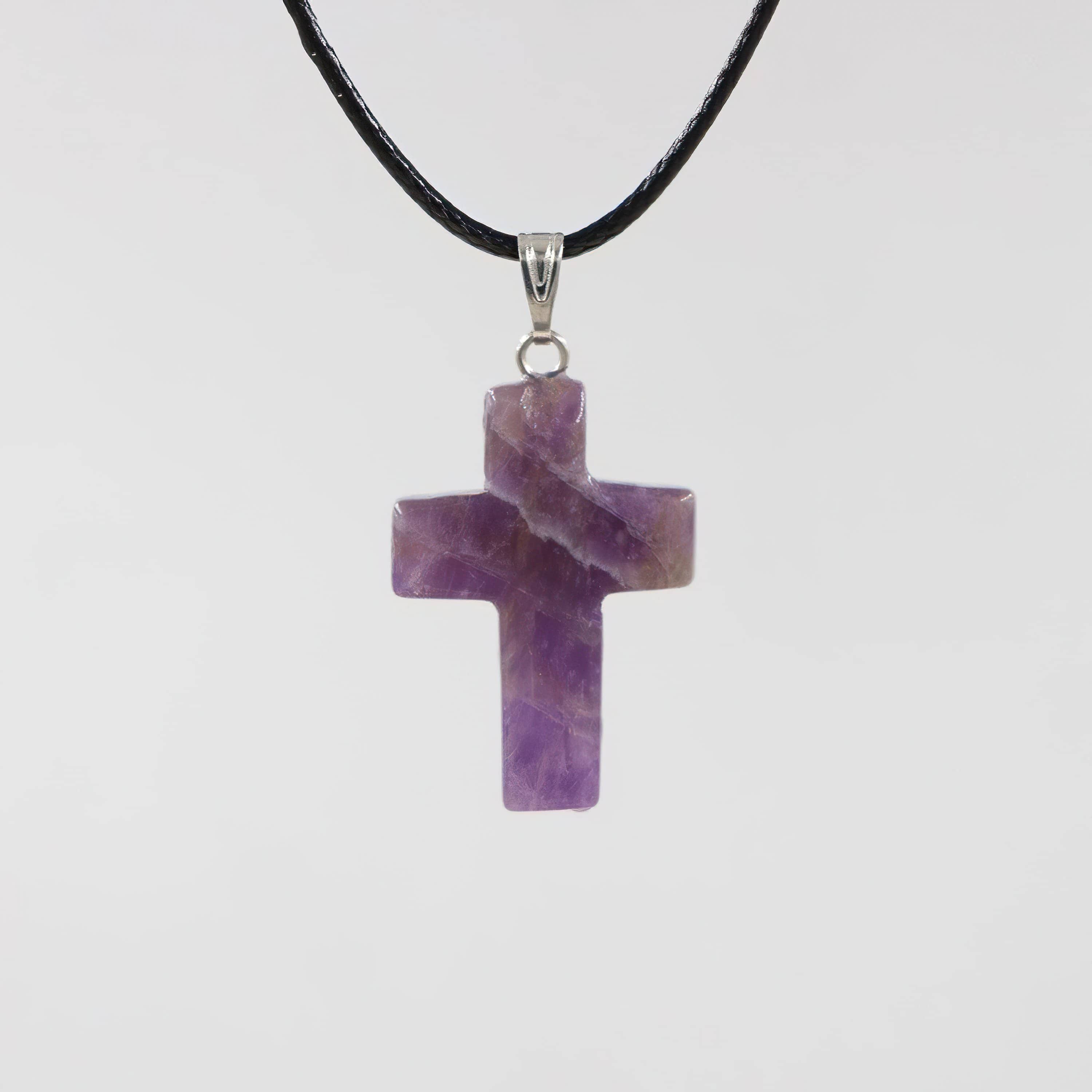 Amethyst Gemstone Necklace (4545629716574)