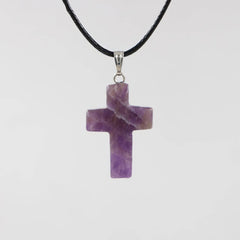 Amethyst Gemstone Necklace (4545629716574)