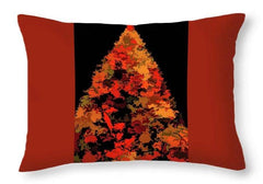 Autumn Christmas Tree - Throw Pillow (4310875701342)