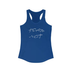 Next Level Ideal Racerback Tank "Fear Not" (4623598420062)