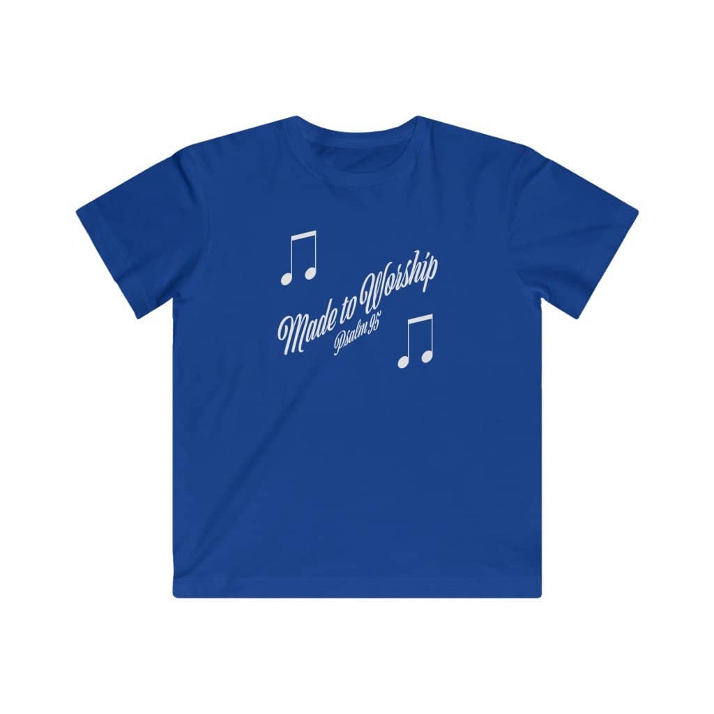 Kids LAT Apparel Tee "Made to Worship" (4366810284126)