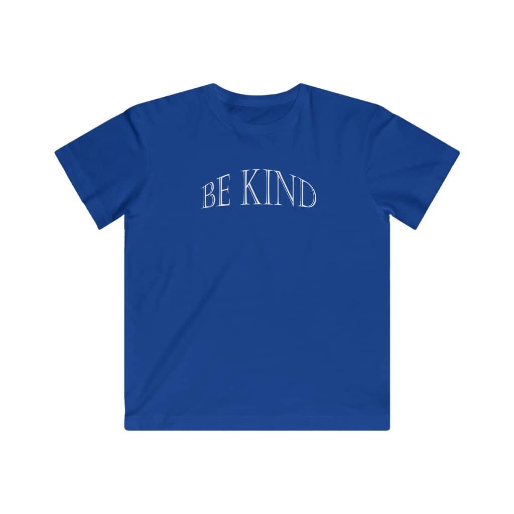 Kids LAT Apparel Tee "Be Kind" white font (4511447154782)