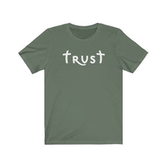 Bella & Canvas Short Sleeve Tee "Trust" white font (4771110781022)