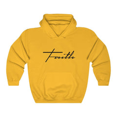 Heavy Blend Hoodie Sweatshirt "Faith Cross"