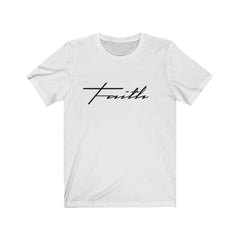 Bella & Canvas 3001 T-Shirt Faith in 14 colors and 7 sizes White / L T-Shirt (3327699746916)