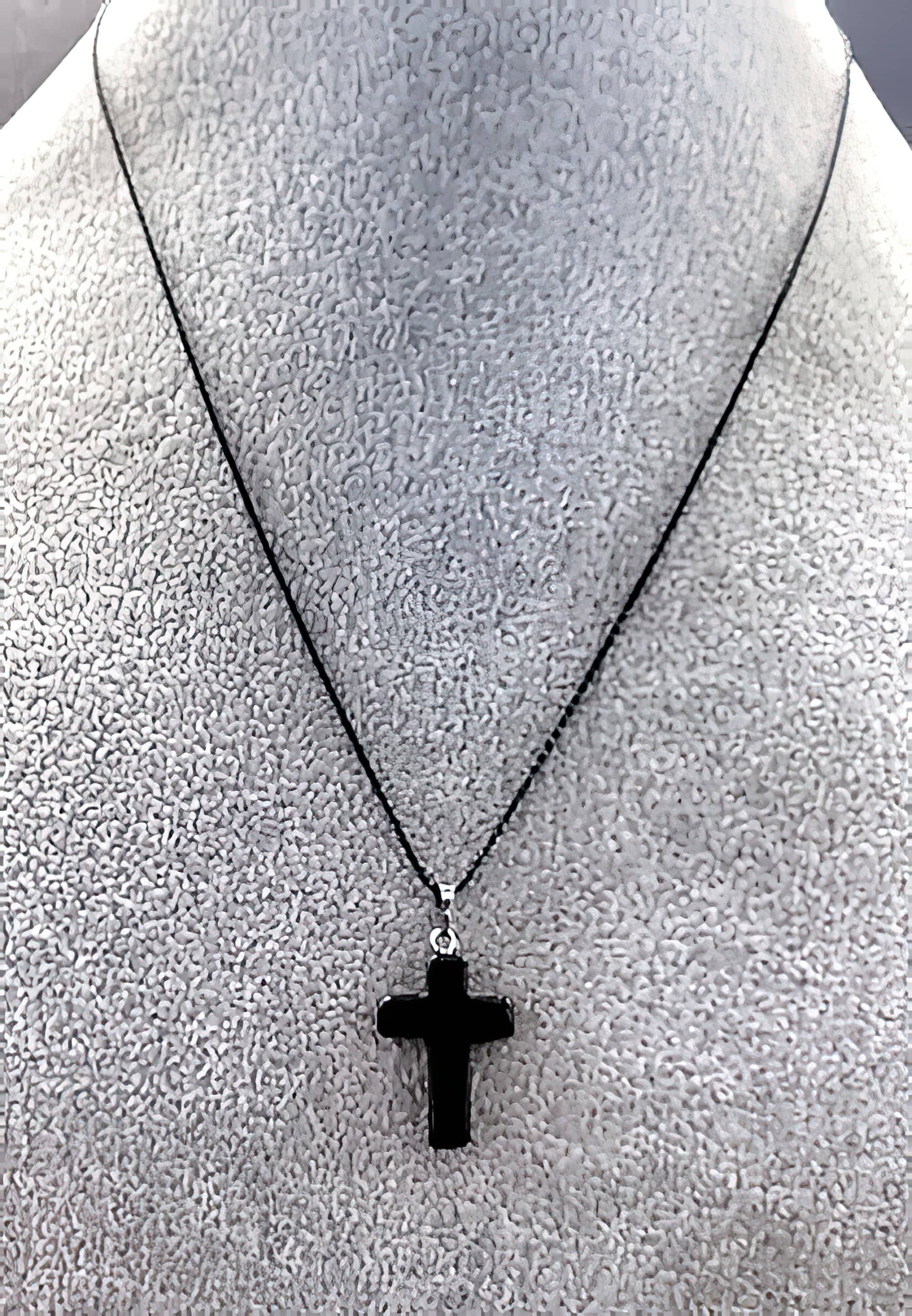 Obsidian Gemstone Necklace (4579758276702)