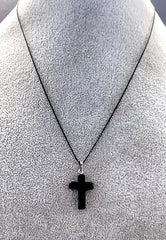 Obsidian Gemstone Necklace (4579758276702)