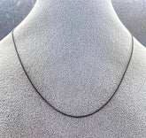 Black Rhodium Plated 1.8mm Rolo Chain 925 Solid Sterling Silver (6071740793024)