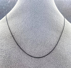 Black Rhodium Plated 1.8mm Rolo Chain 925 Solid Sterling Silver (6071740793024)