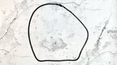 Black Rhodium Curb Chain