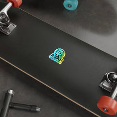 Holographic Die-cut Stickers "Always Stop and Pray"