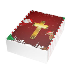 Folded Greeting Cards "Merry Christmas" (1, 10, 30, and 50pcs)