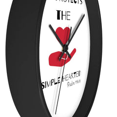 Wall Clock "God Protects the Simple Hearted" (3329333198948)