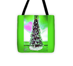 Tote Bag - Christmas Tree Pink Heart in 3 Sizes (4310837166174)