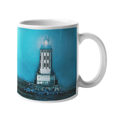White Ceramic Mug Angels Gate Lighthouse 110z or 15oz Mug (3080965685348)
