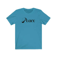 Bella & Canvas Short Sleeve Tee "Peace" black font (4766738088030)