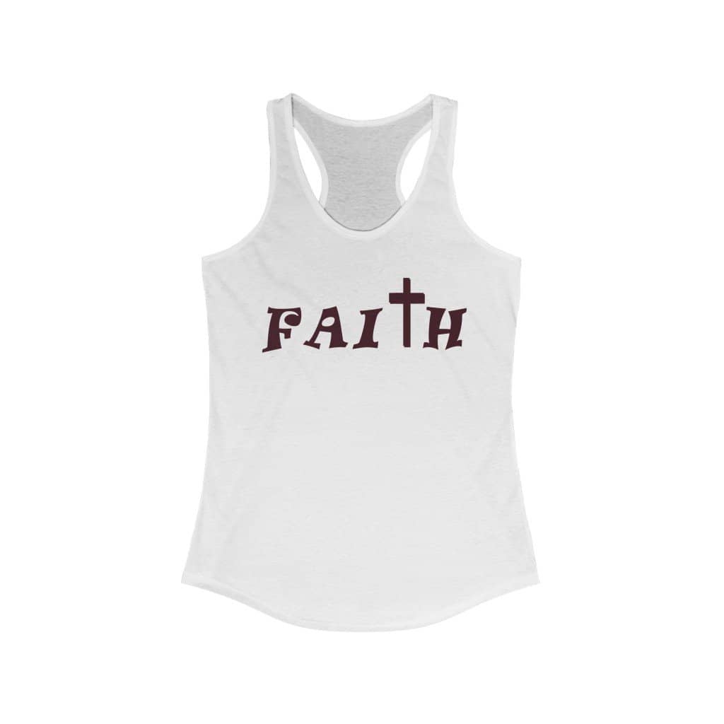 Next Level Ideal Racerback Tank "Faith" 2 (4623556575326)