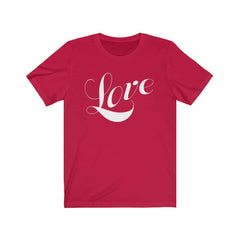 Bella & Canvas Short Sleeve Tee "Love" (4734351442014)