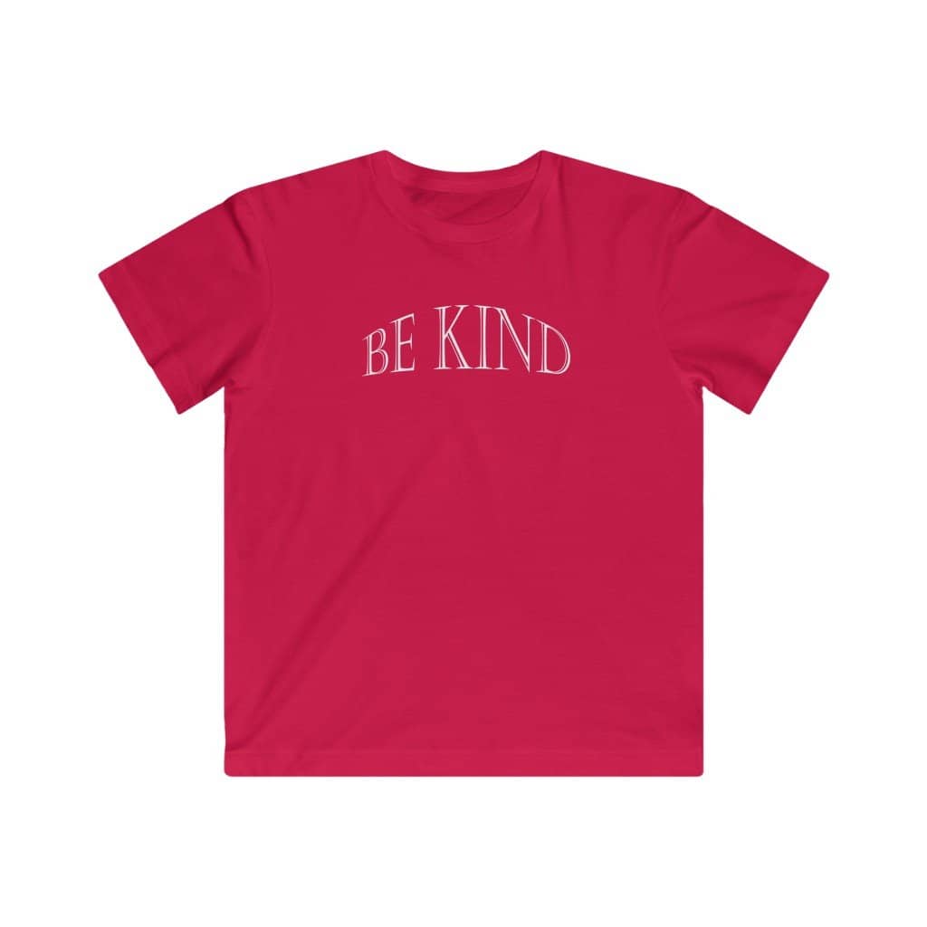 Kids LAT Apparel Tee "Be Kind" white font (4511447154782)
