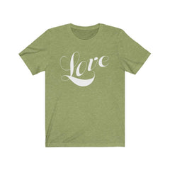 Bella & Canvas Short Sleeve Tee "Love" (4734351442014)