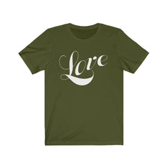Bella & Canvas Short Sleeve Tee "Love" (4734351442014)