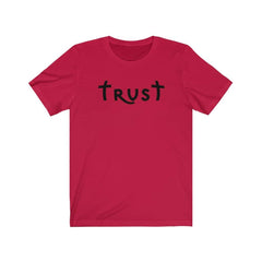 Bella & Canvas Short Sleeve Tee "Trust" black font (4770787754078)