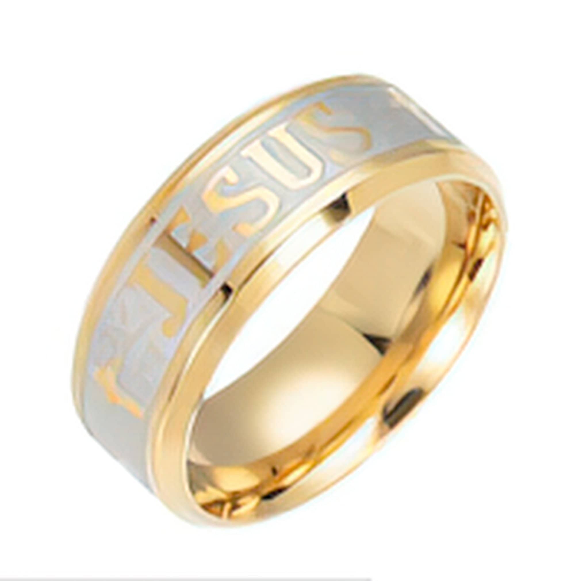 Jesus Stainless Steel Rings in 5 Styles Ships Free from the USA (3940338565214)