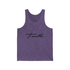 Bella & Canvas 3480 Jersey Tank "Faith" in 17 Colors and 6 Sizes (3323161673828)