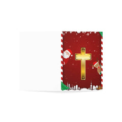 Folded Greeting Cards "Merry Christmas" (1, 10, 30, and 50pcs)