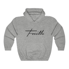 Heavy Blend Hoodie Sweatshirt "Faith Cross"