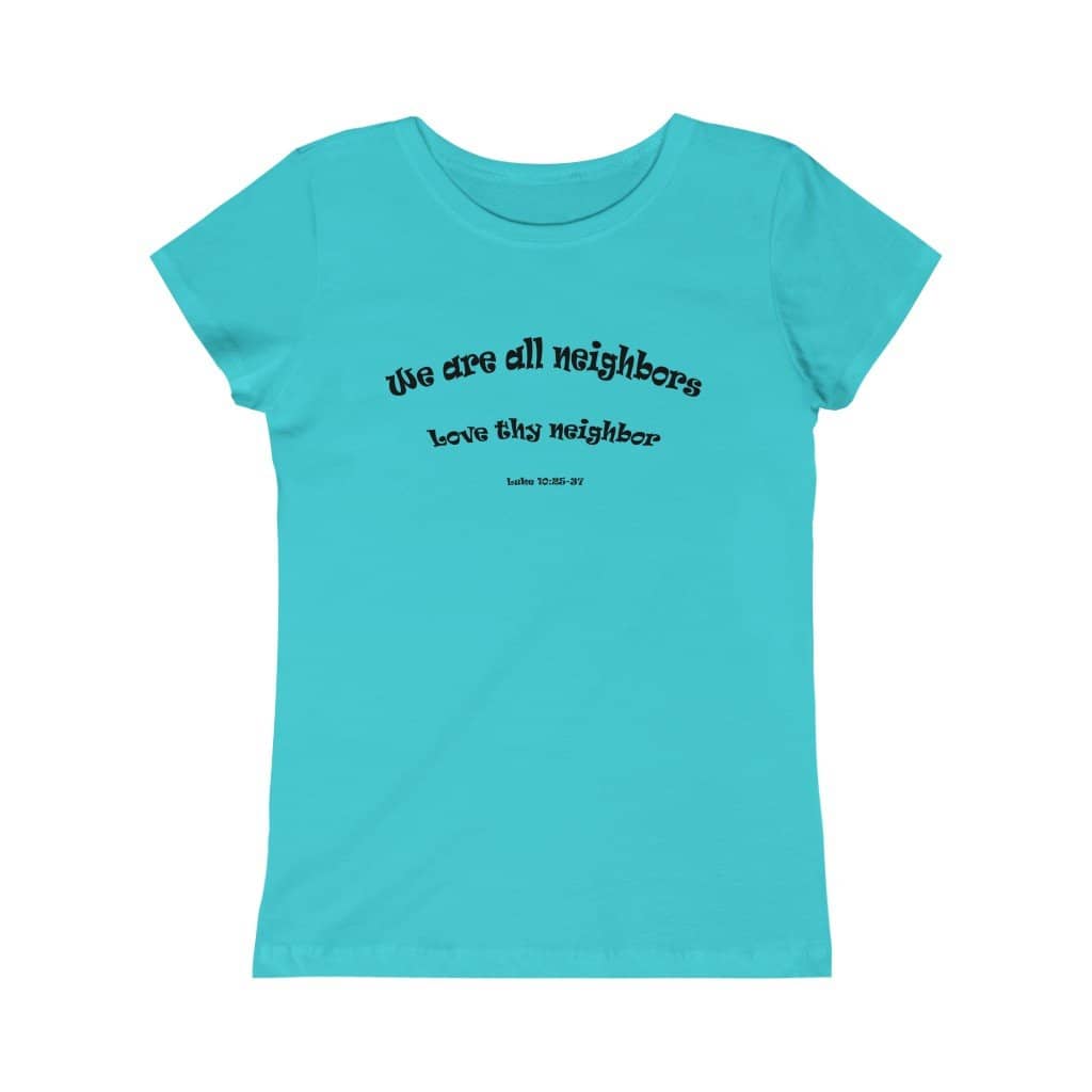 Girls Princess Tee "Neighbors" (4612668588126)