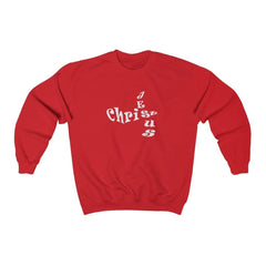 Heavy Blend™ Crewneck Sweatshirt "Jesus Cross" in 7 Colors and 8 Sizes (4408561598558)