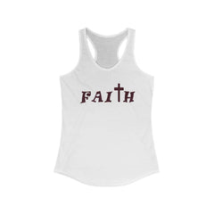 Women's Ideal Racerback Tank "Faith" a.a. (6119867187392)
