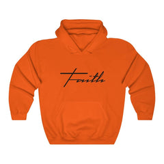 Heavy Blend Hoodie Sweatshirt "Faith Cross"