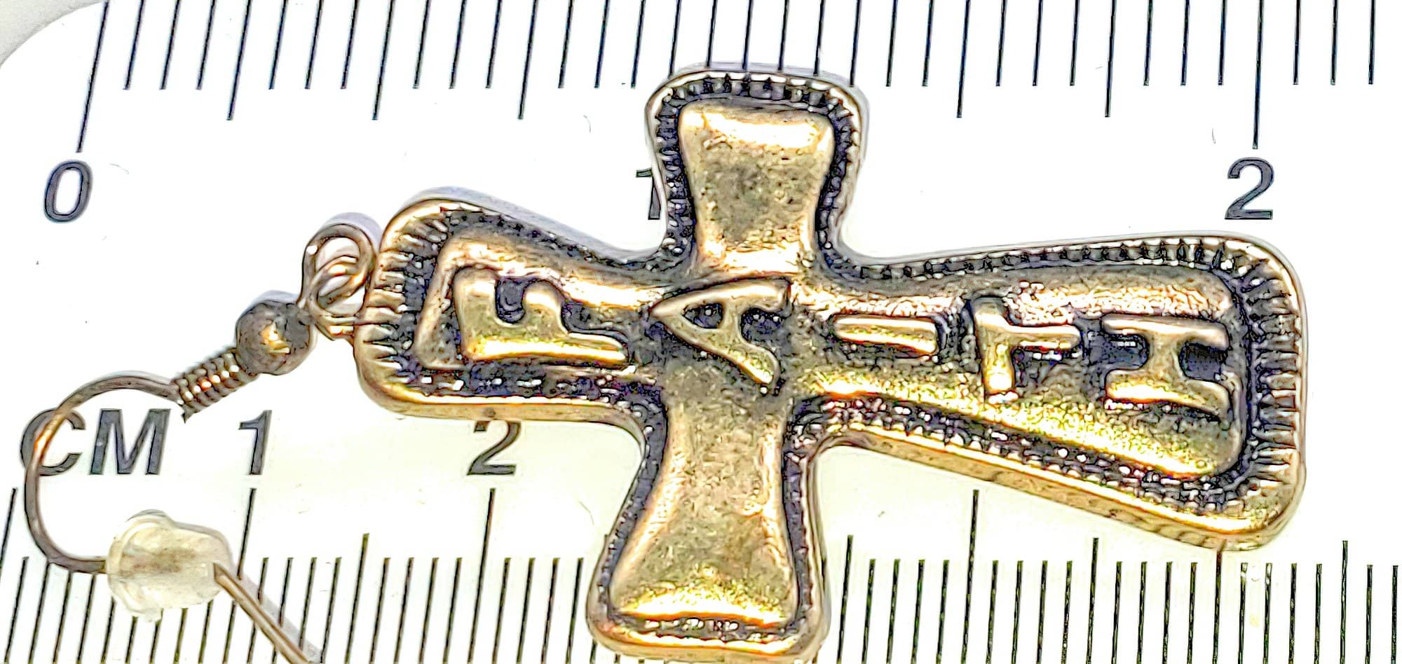 Faith Cross Earrings