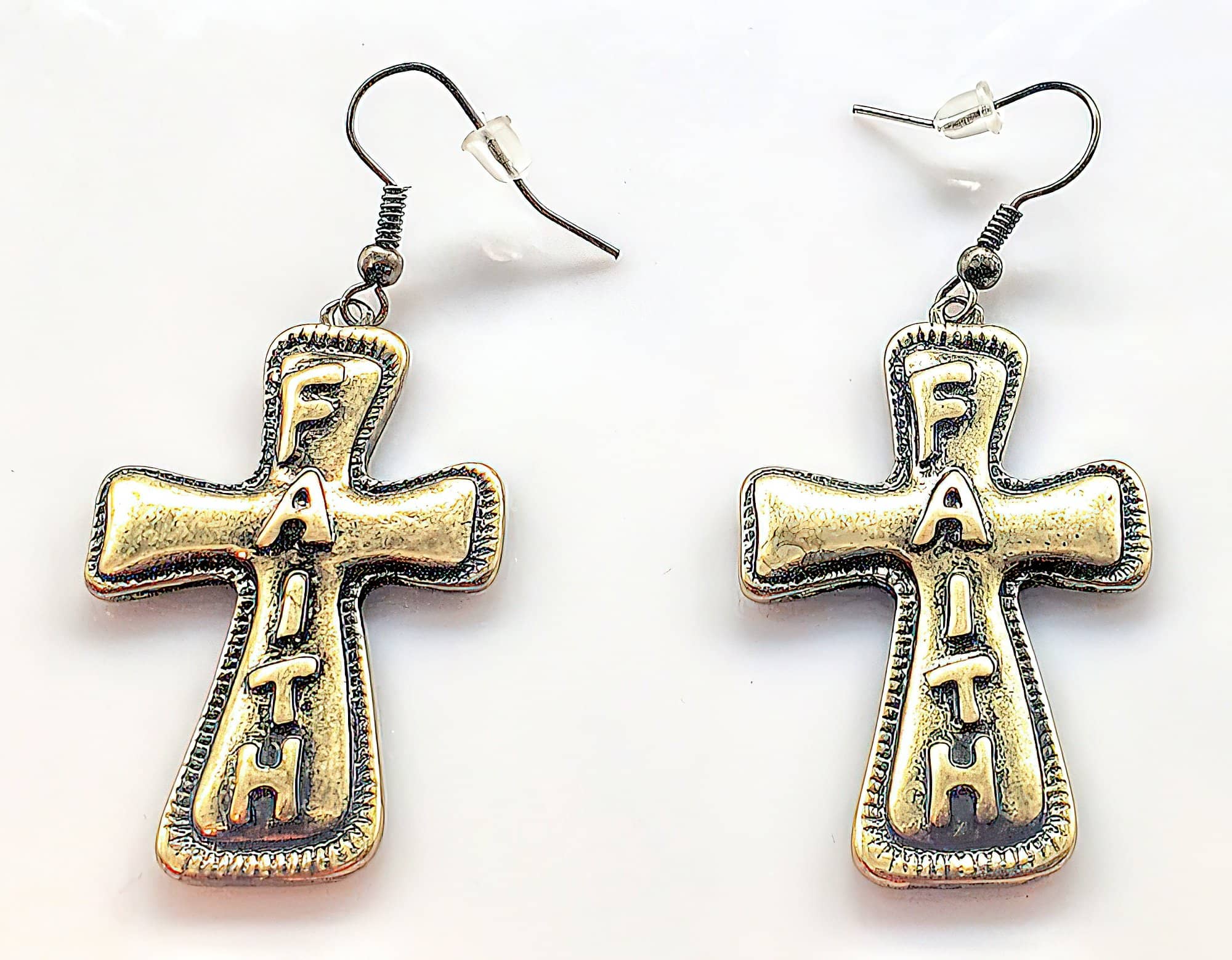 Faith Cross Earrings