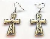 Faith Cross Earrings