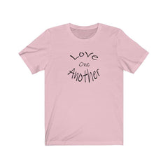 Jersey Short Sleeve Tee "Love One Another" (4780178112606) (4780194857054)