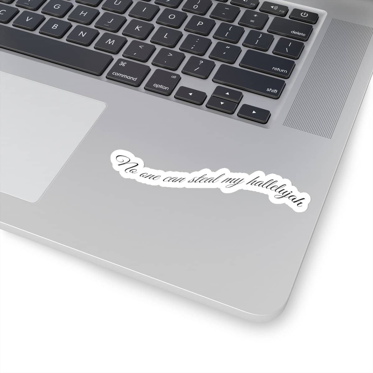 Kiss-Cut Stickers "Hallelujah" White or Transparent in 4 Sizes (3935611060318)