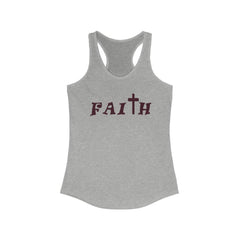 Women's Ideal Racerback Tank "Faith" a.a. (6119867187392)
