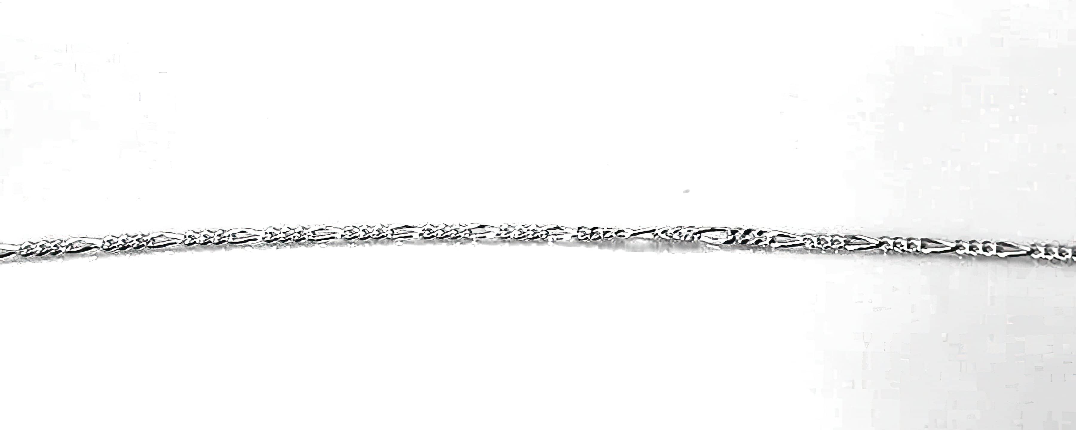 Figaro Chain 060-2.3MM .925 Solid Sterling Silver 16"30" (4567875715166)